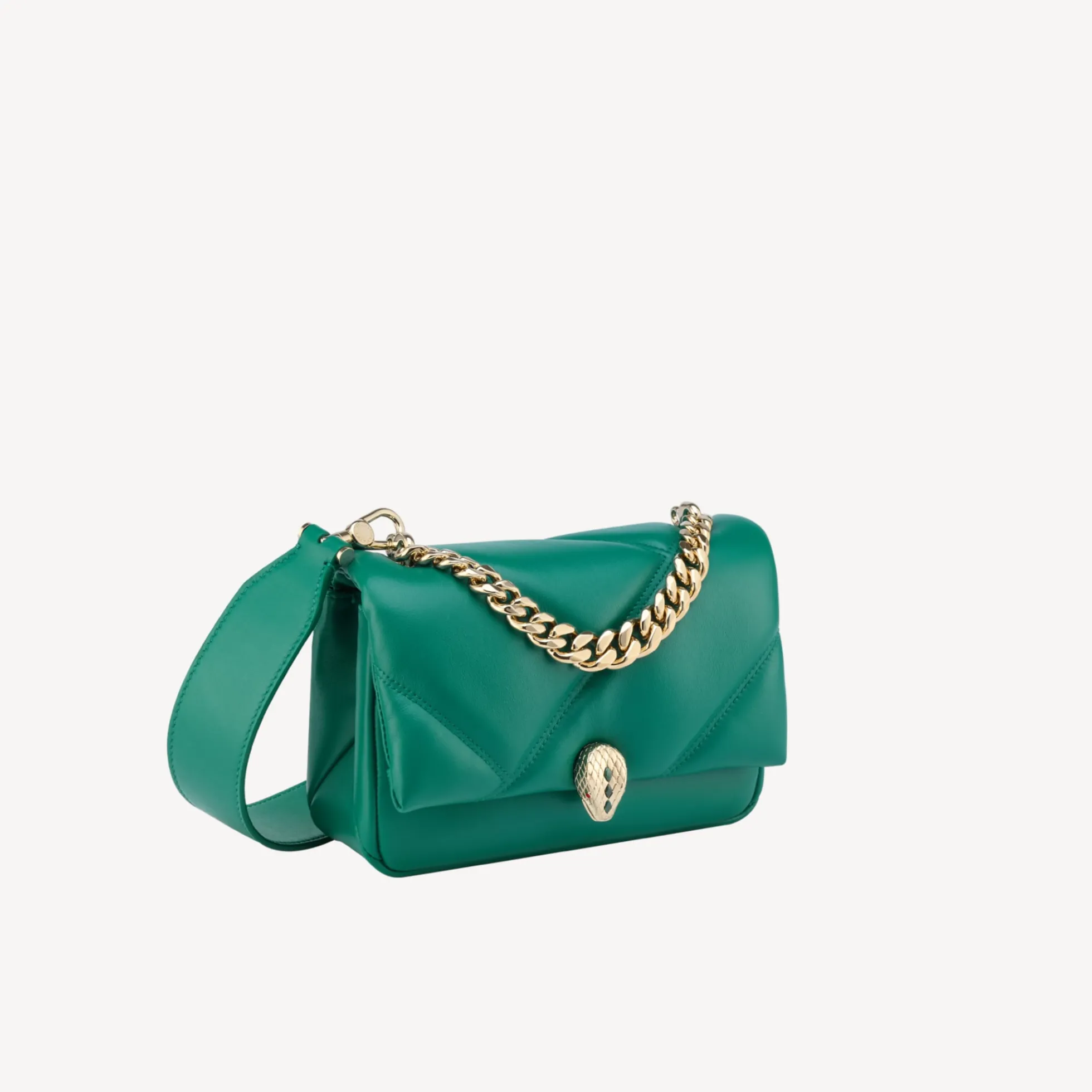 Serpenti Cabochon Maxi Chain Crossbody-Minitasche