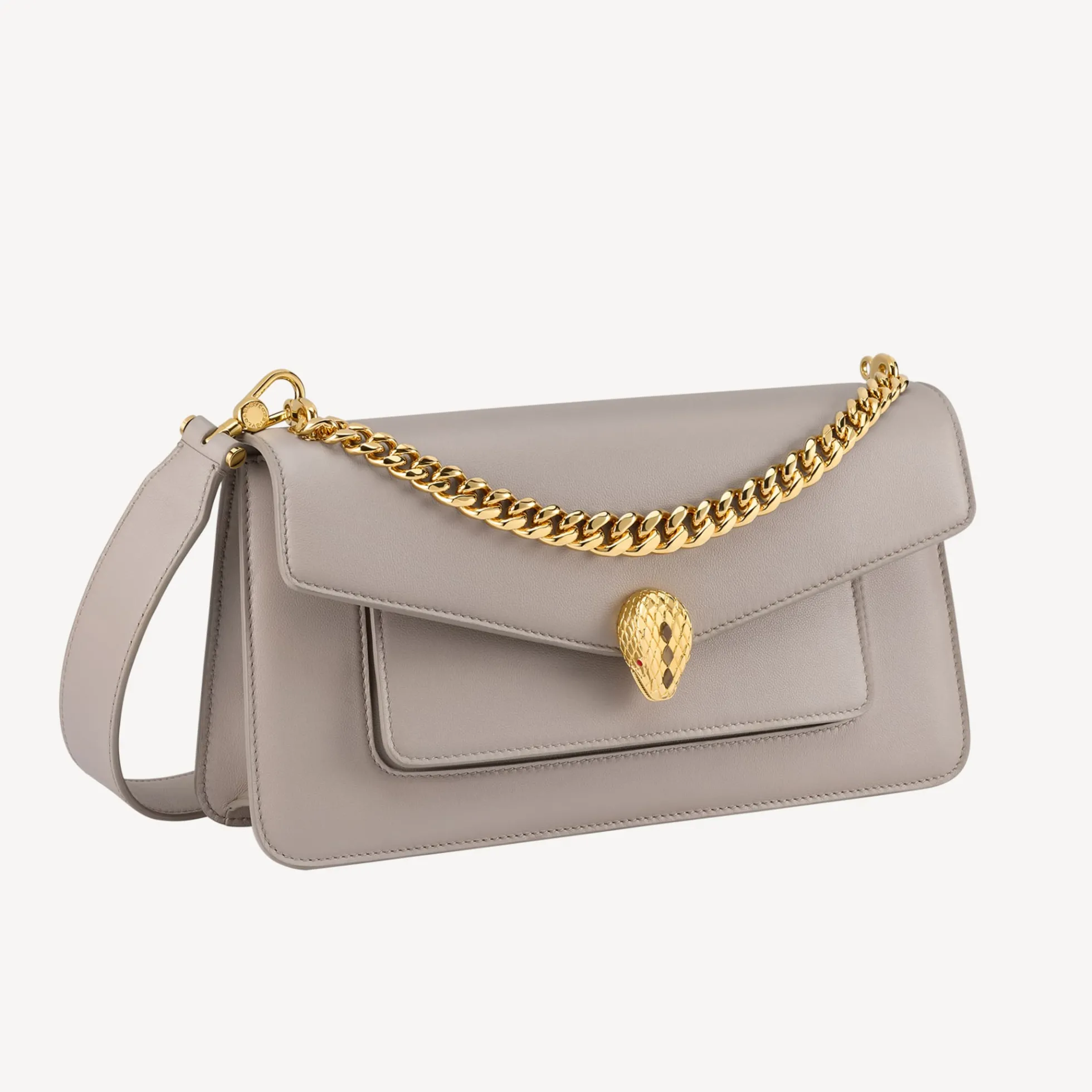 Serpenti East-West Maxi Chain Schultertasche