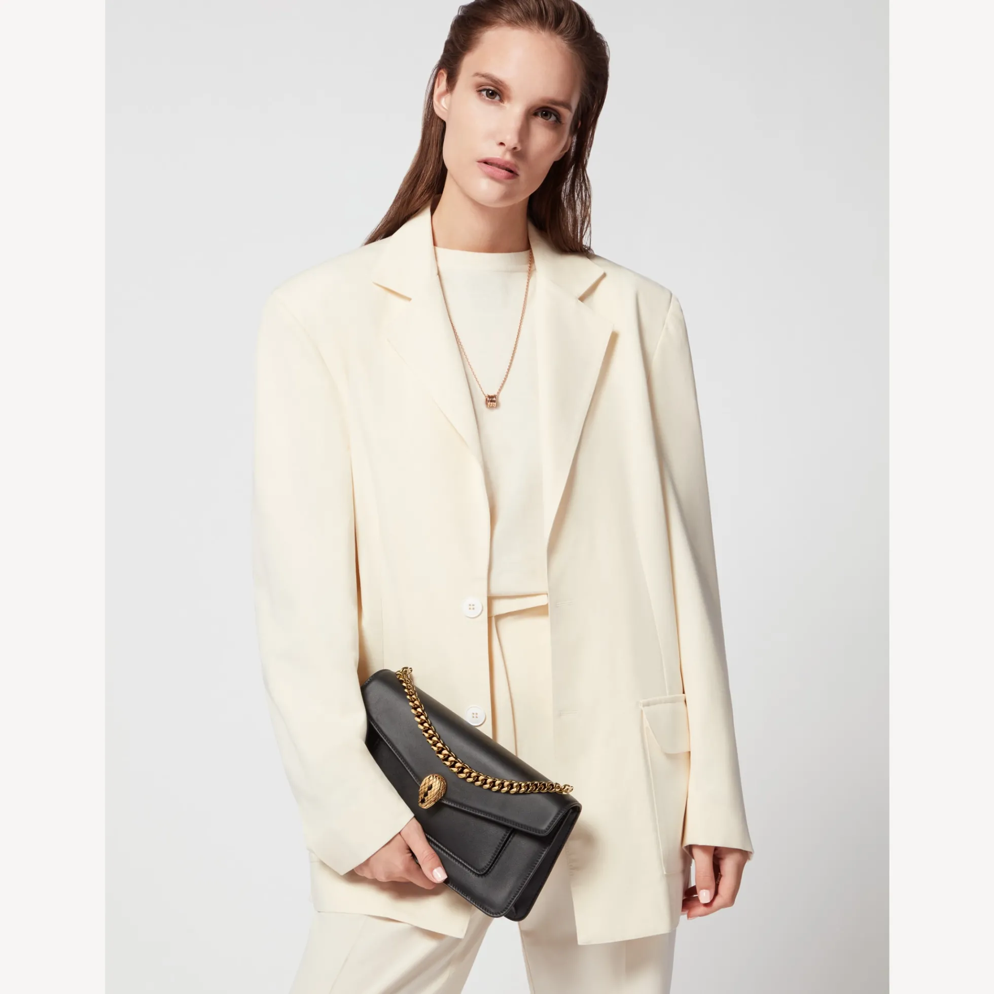 Serpenti East-West Maxi Chain Schultertasche