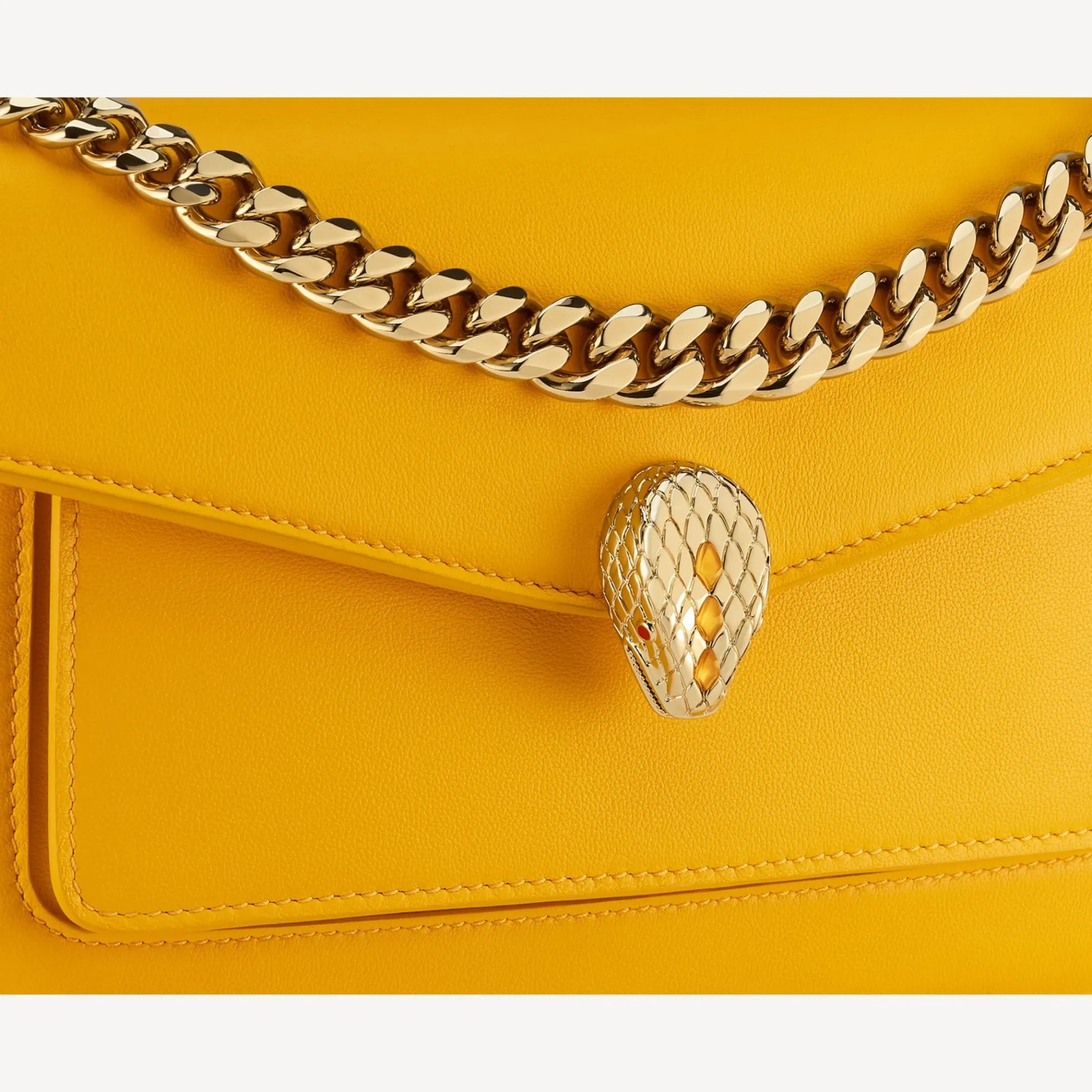Serpenti East-West Maxi Chain Schultertasche