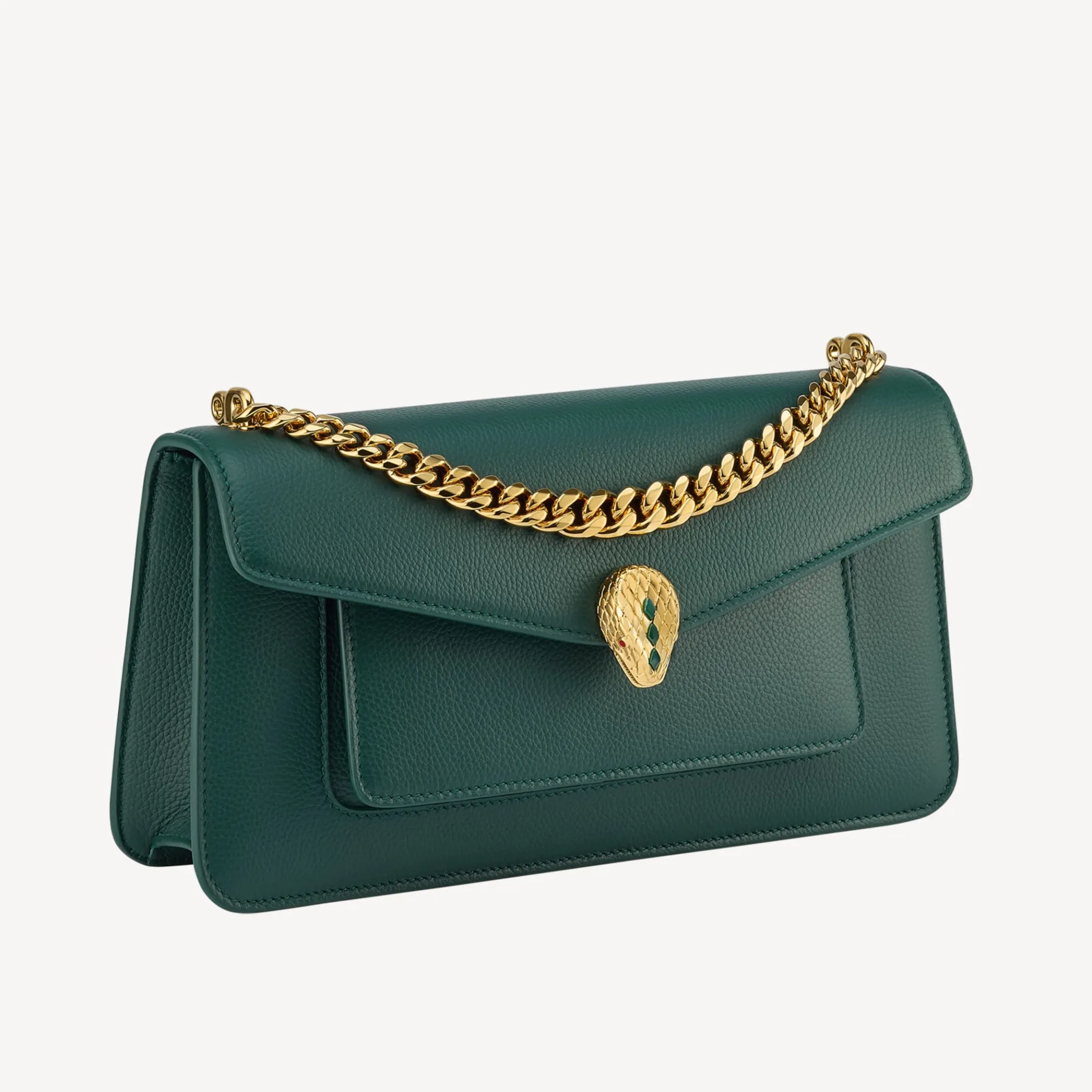 Serpenti East-West Maxi Chain Schultertasche