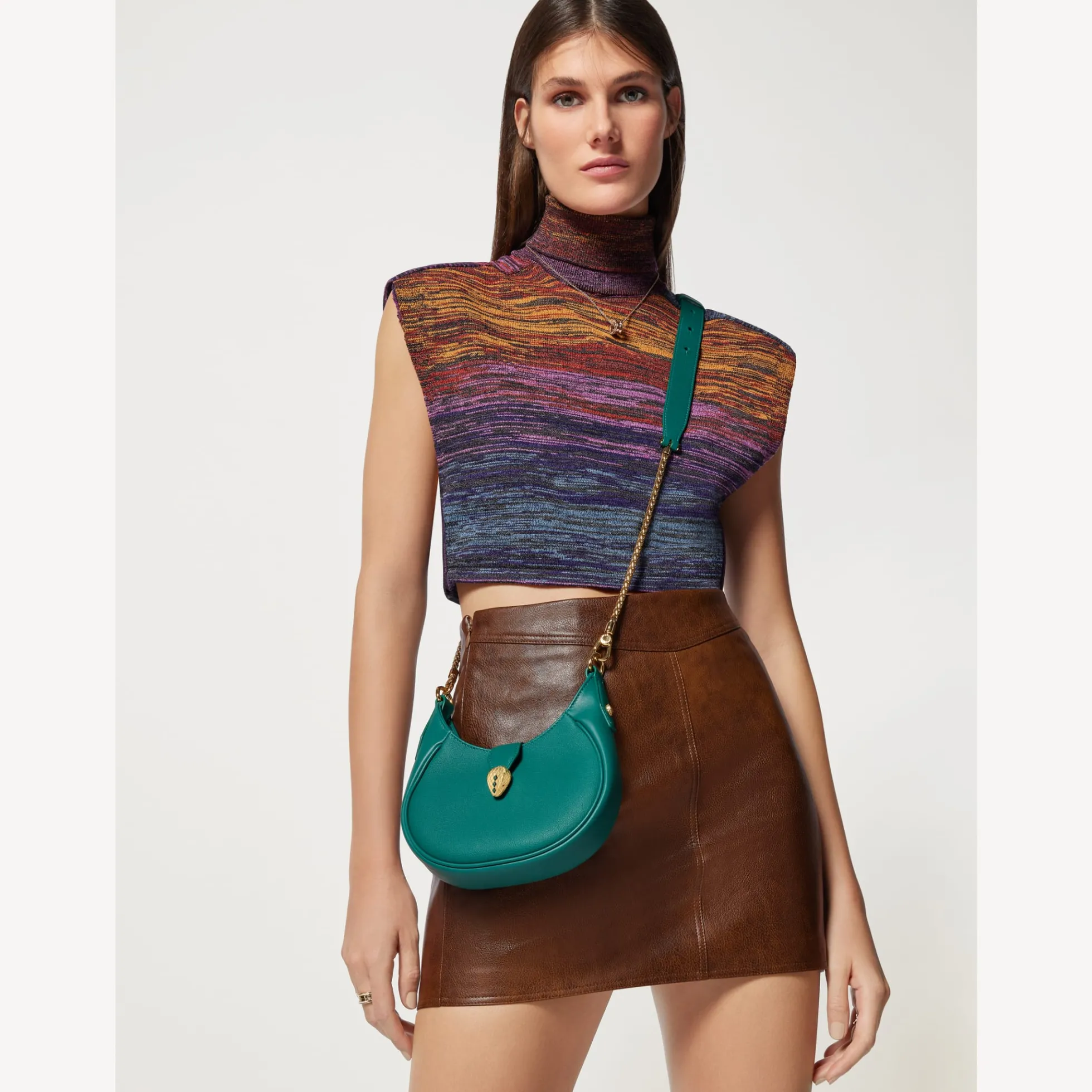 Serpenti Ellipse Crossbody-Tasche