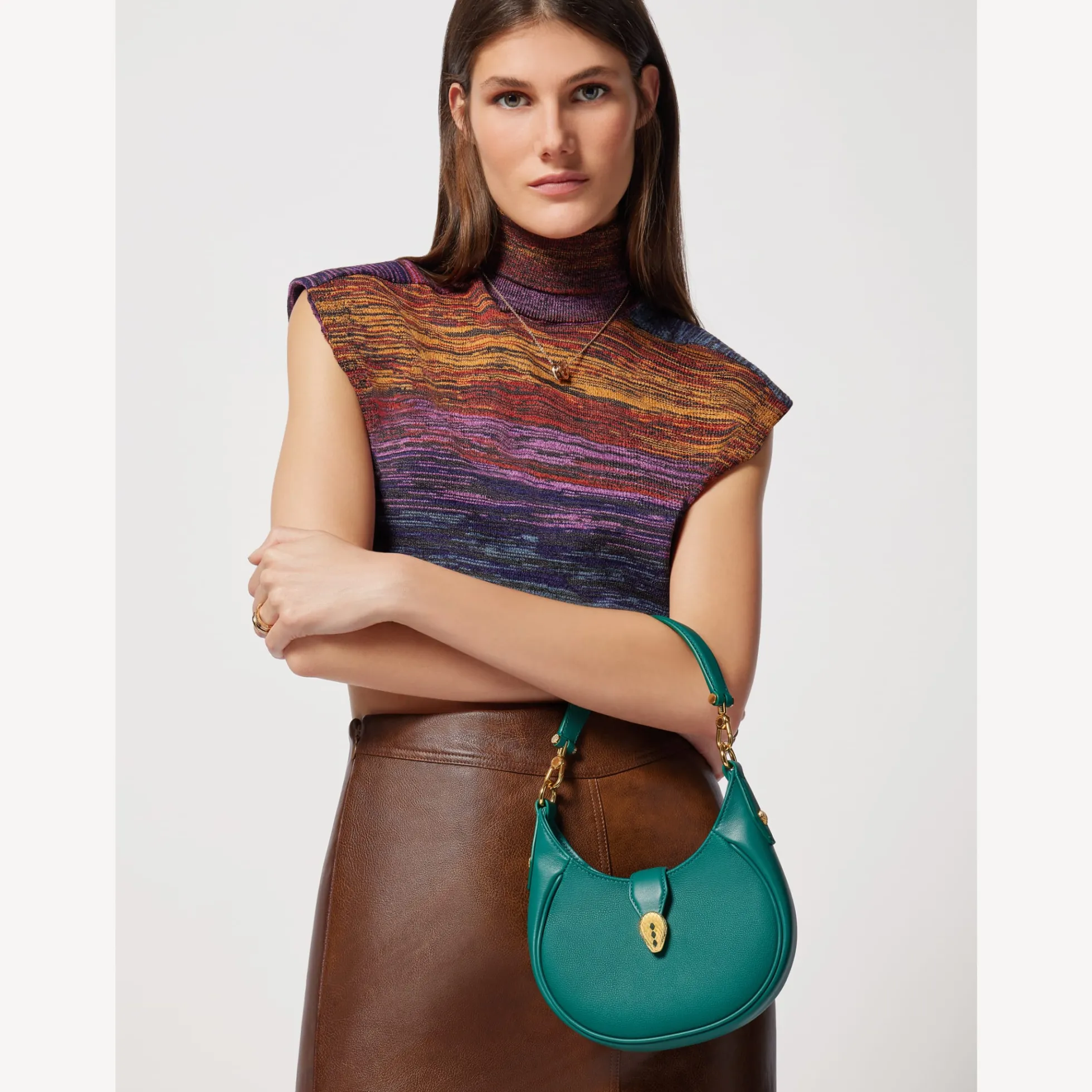 Serpenti Ellipse Crossbody-Tasche