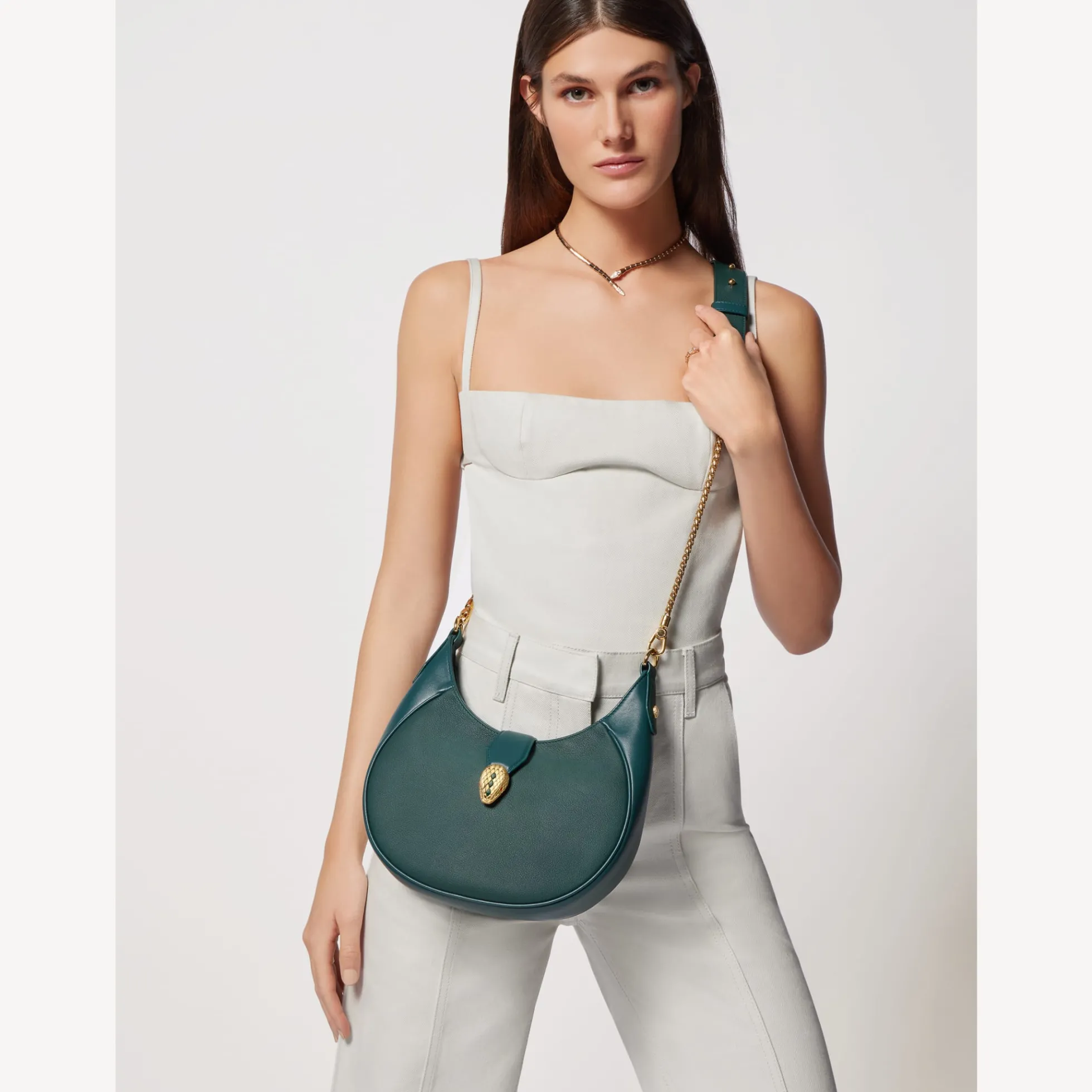 Serpenti Ellipse Schultertasche