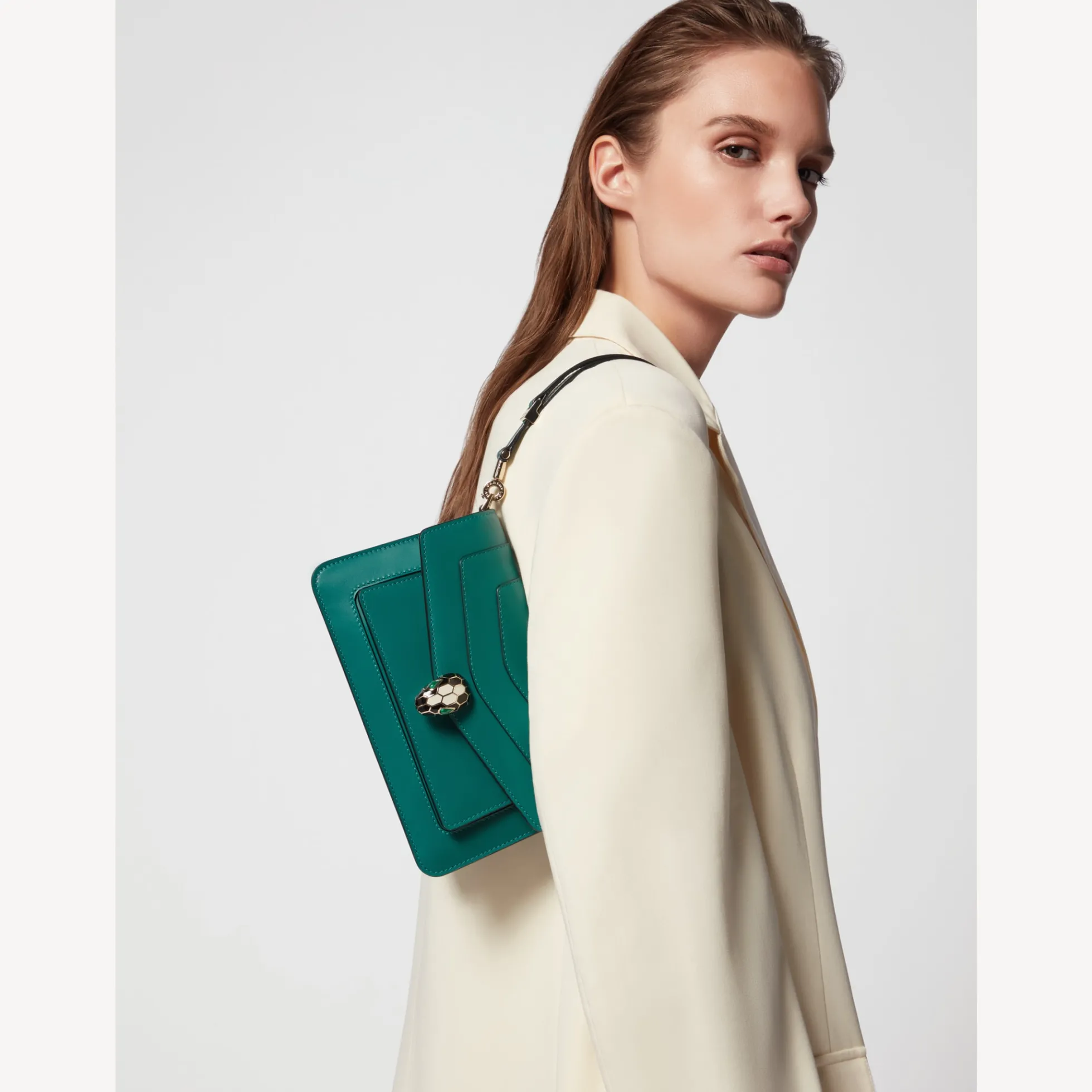 Serpenti Forever East-West Schultertasche