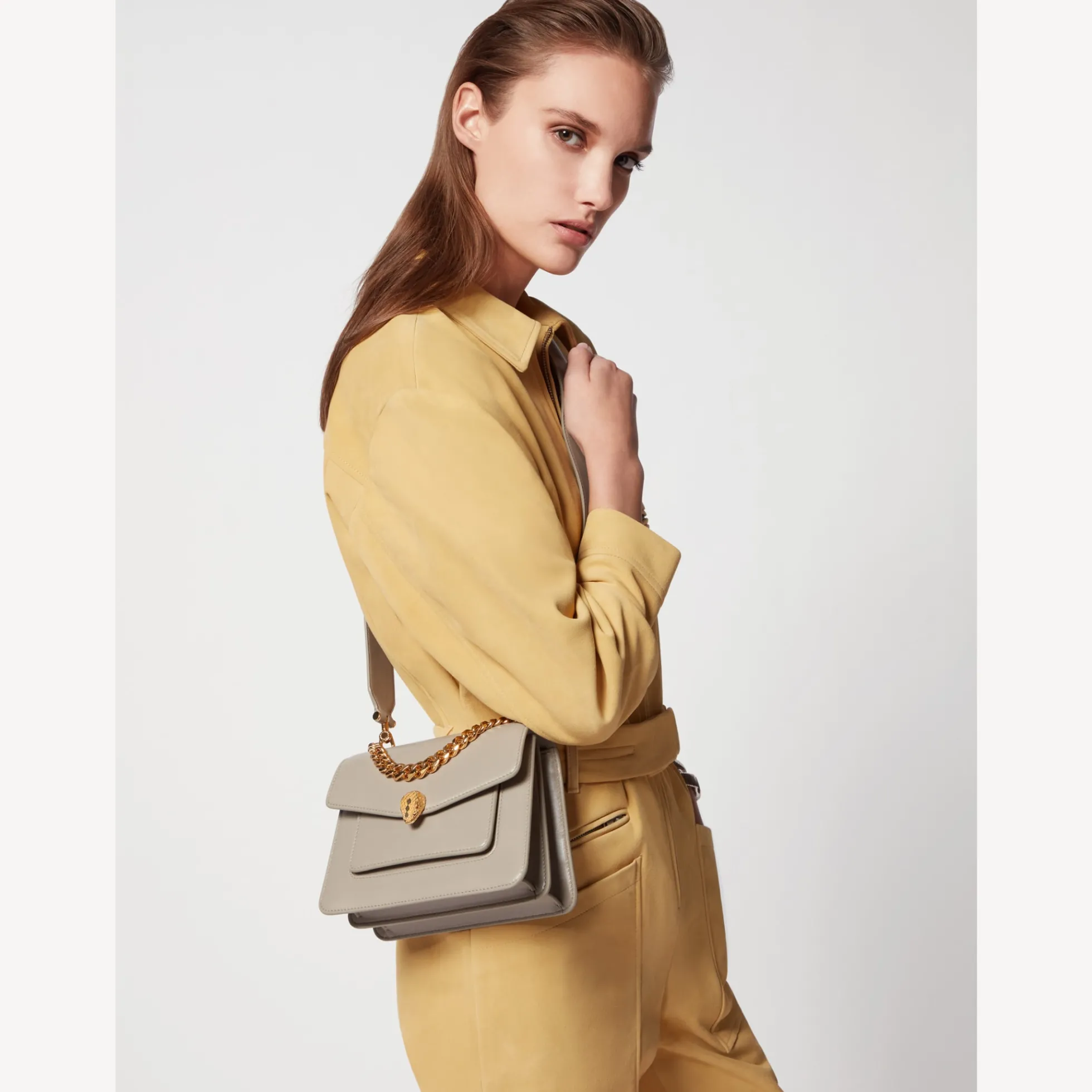 Serpenti Forever Maxi Chain Crossbody-Tasche