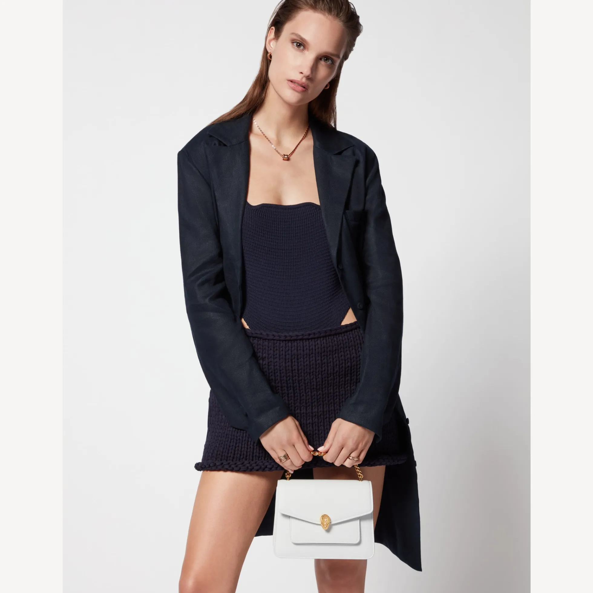 Serpenti Forever Maxi Chain Crossbody-Tasche