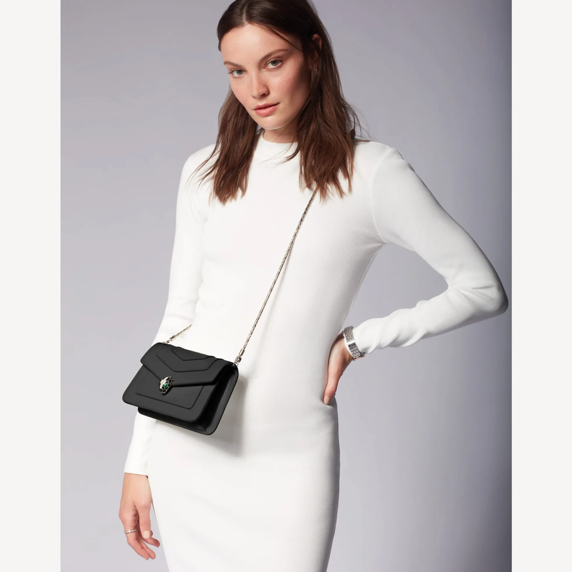 Serpenti Forever Portemonnaie Mit Tragekette