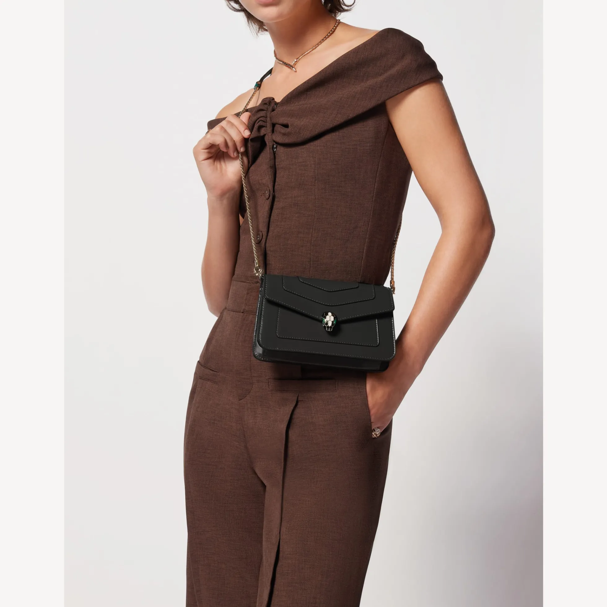 Serpenti Forever Portemonnaie Mit Tragekette