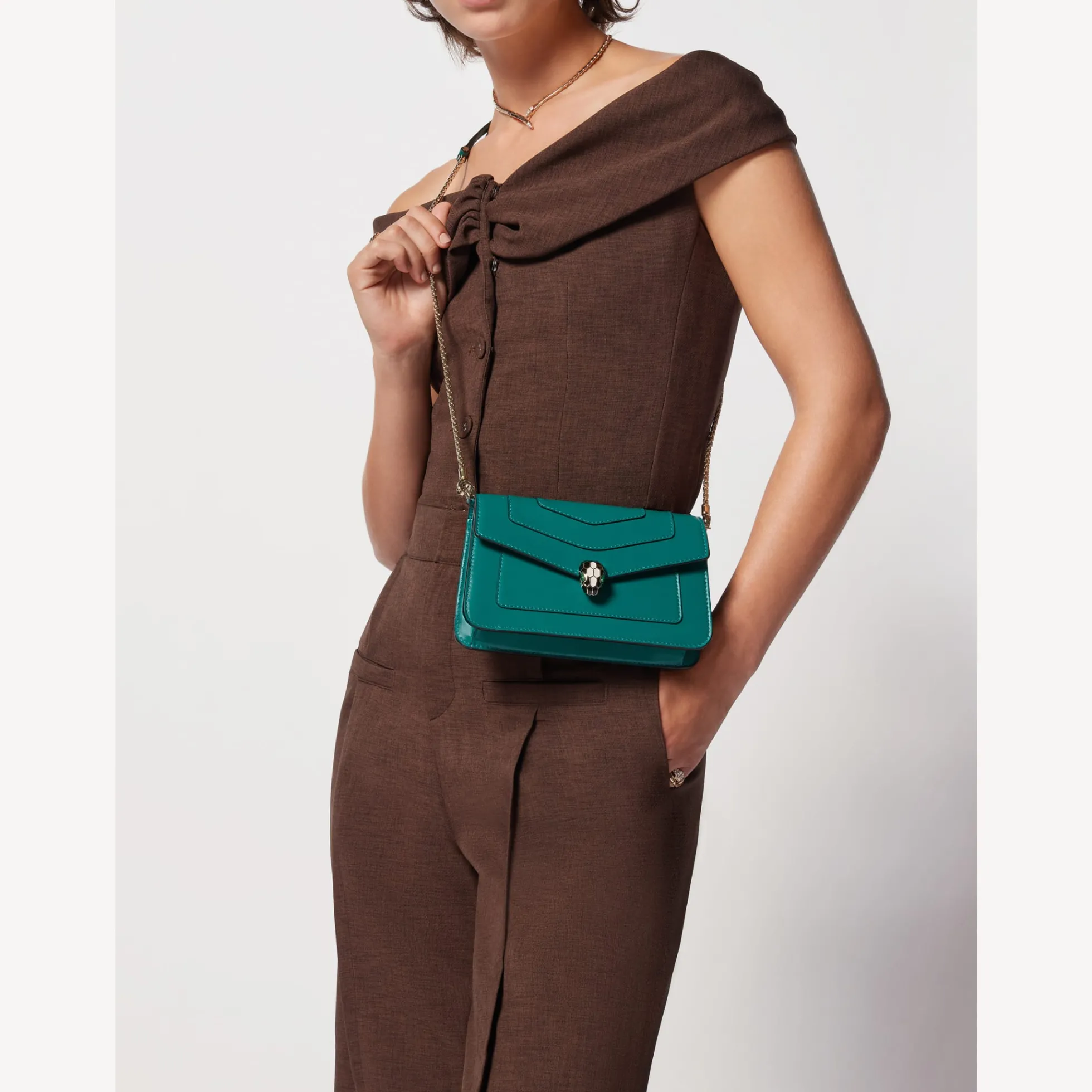 Serpenti Forever Portemonnaie Mit Tragekette