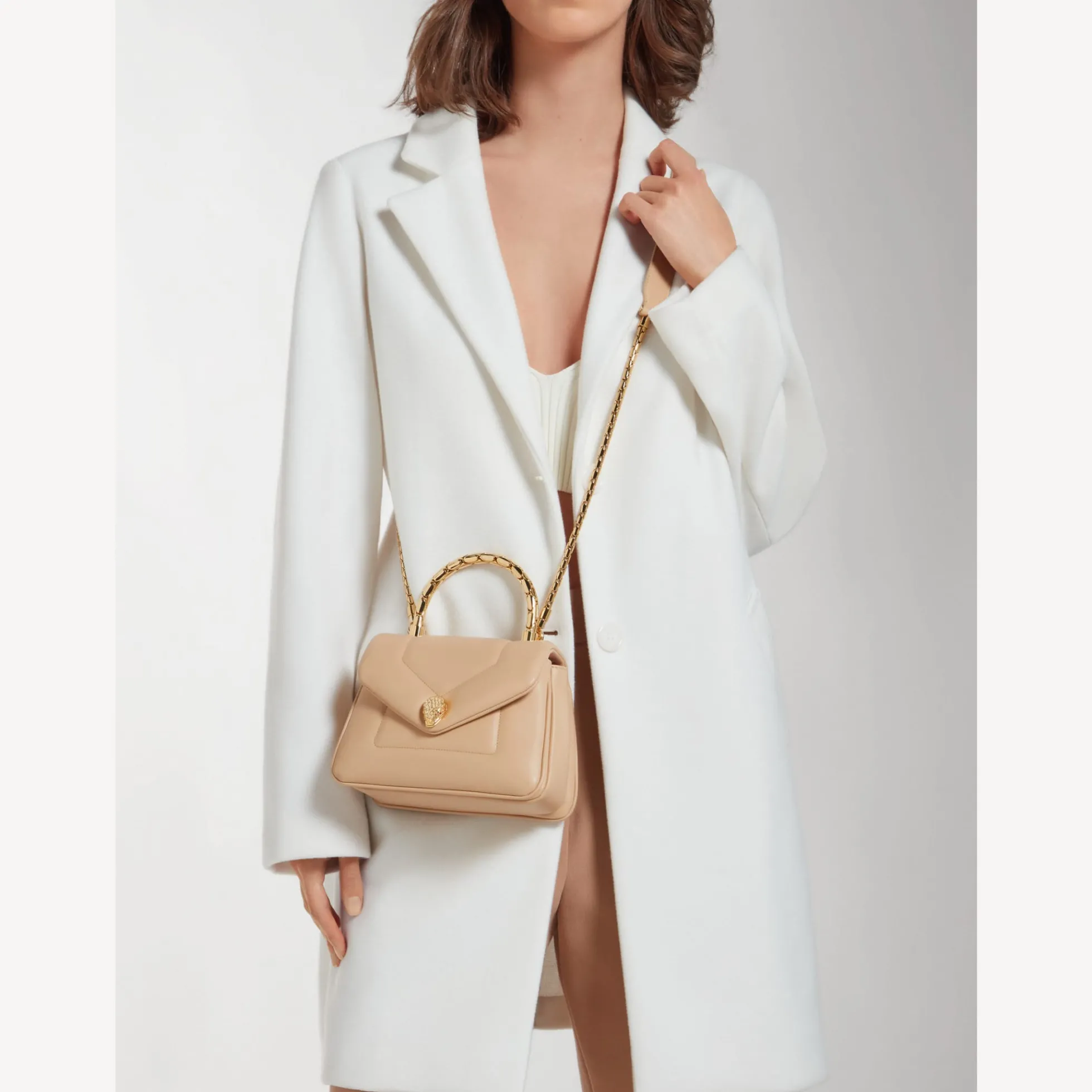 Serpenti Reverse Henkeltasche