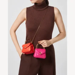 Serpenti Reverse Micro Henkeltasche